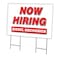 Signmission Now Hiring Diesel Mechanics Yard & Stake outdoor plastic coroplast window, C-2436-DIESEL MECHANICS C-2436-DS-DIESEL MECHANICS - alternate 1